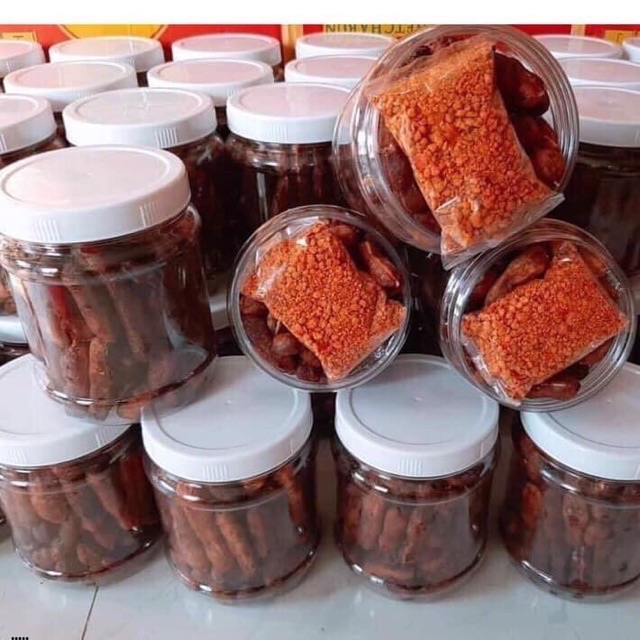 Me lào muối tôm hàng loại 1 hũ 500g - có màng nhôm