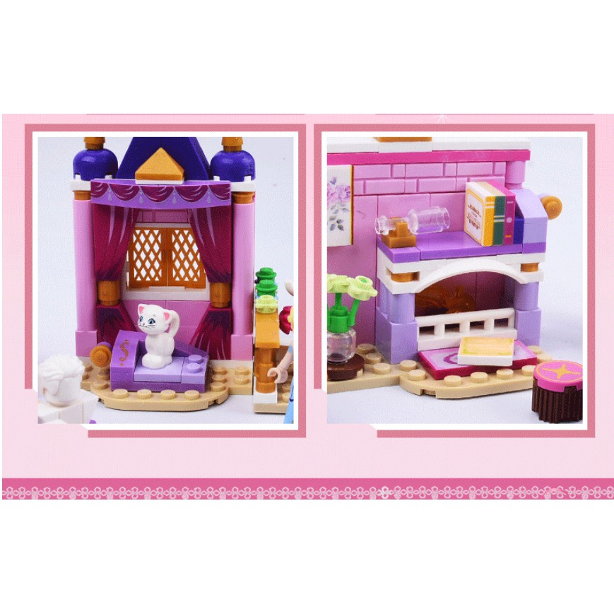 Đồ chơi lego phòng ngủ của Elena, lego công chúa cho bé gái 204 chi tiết