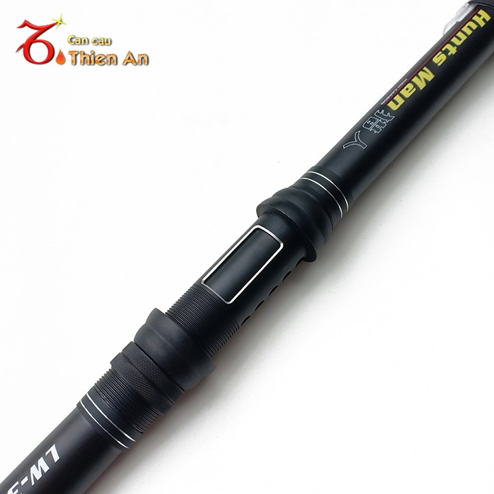 Cần câu cá Hunts Man Trâu bò màu đen đỏ tải cá 8 - 15kg chuyên săn hàng khủng  giá rẻ y hình