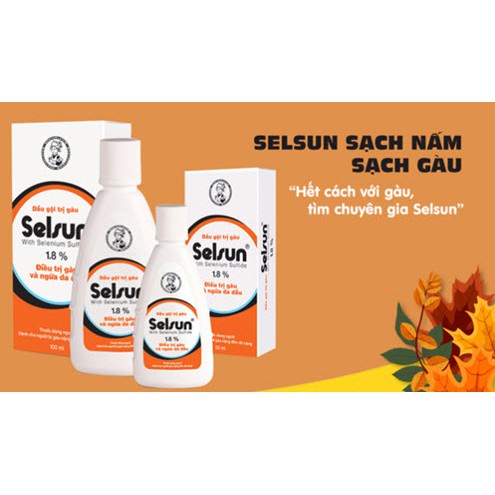 [GIÁ GỐC] Dầu Gội Chống Gầu Selsun 1,8% (Chai 100ml)