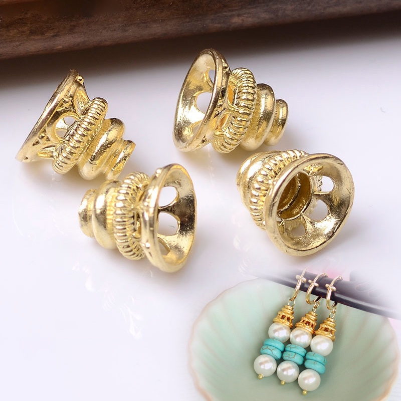 1 Phiến Chụp Hạt Dùng Treo Xỏ Chuỗi Nguyên Liệu Làm Trâm Làm Trang Sức Cổ Trang Cosplay Cổ Phục Có Màu Kc
