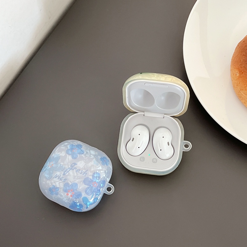 Vỏ Bảo Vệ Hộp Sạc Tai Nghe Samsung Galaxy Buds 2 / Buds Pro / Buds2 Pro Họa Tiết Hoa Tulip Đơn Giản Dễ Thương