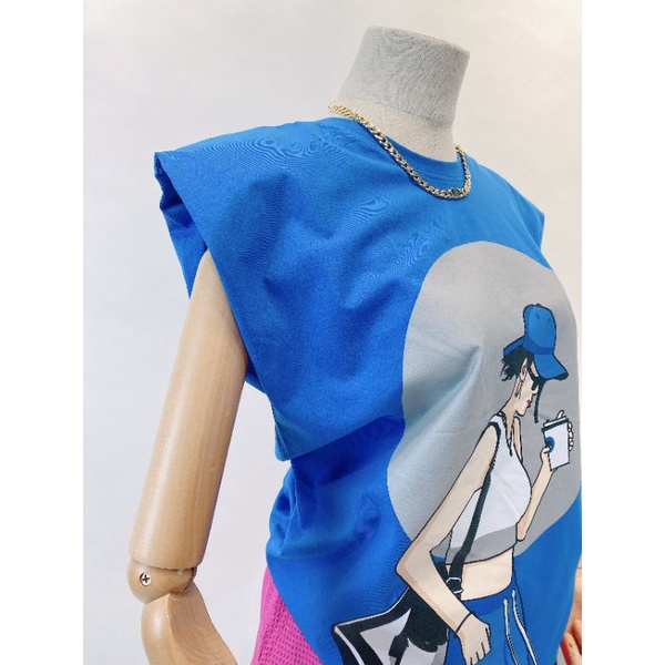 Áo Thun Nữ Cao Cấp Nhung Boutique, Áo Độn Vai Sang Chảnh, Thun  Cotton 100% Siêu Mịn Mát