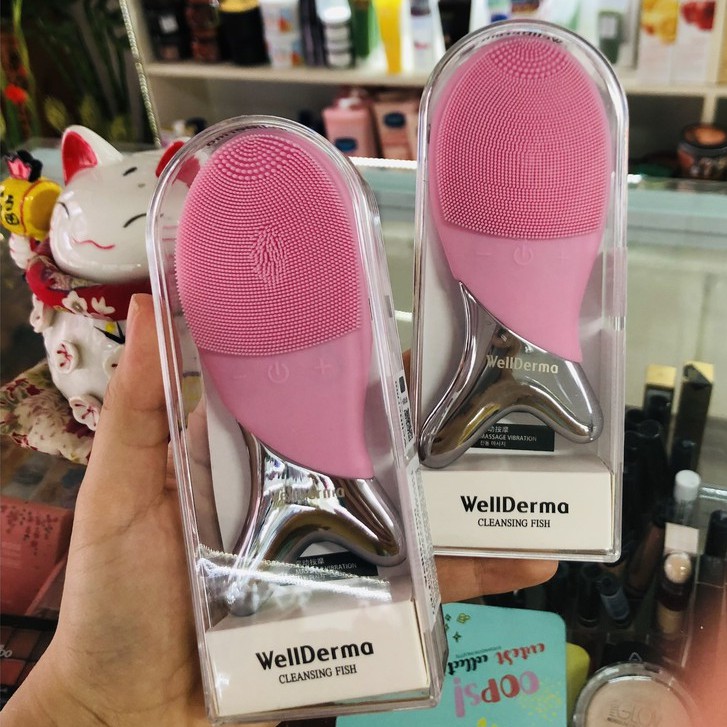 MÁY RỬA MẶT HÌNH CON CÁ  WELLDERMA CLEANSING FISH HÀN QUỐC CHÍNH HÃNG | BigBuy360 - bigbuy360.vn