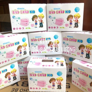 Hộp 50 chiếc khẩu trang trẻ em-bảo châu kid