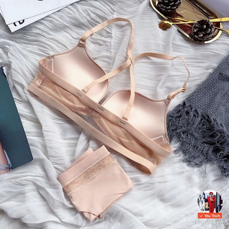 Áo lót su trơn đệm 2cm cài trước dây lưới mặc nhiều kiểu FLA58 | BigBuy360 - bigbuy360.vn