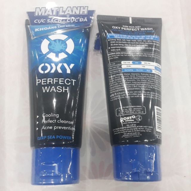 KEM RỬA MẶT OXY PERFECT WASH 100g