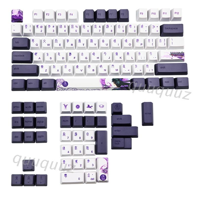 Bộ Phím Rời Pbt 112 Phím Thay Thế Chuyên Dụng Cho Bàn Phím Oem Gk61