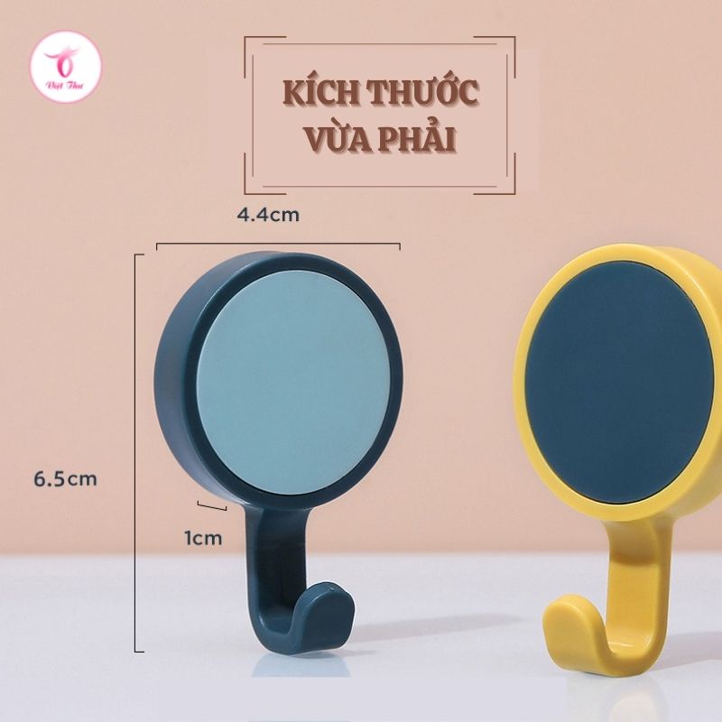 Móc dán tường chịu lực siêu dính xoay 360 độ treo đồ đa năng chống thấm nước Việt Thư