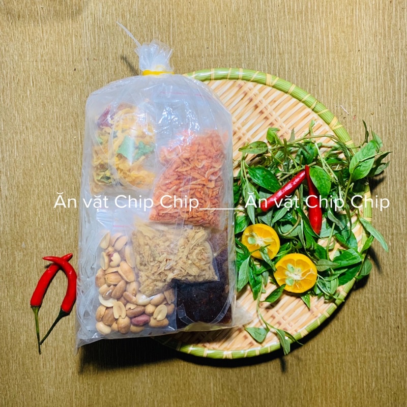 Bánh Tráng Trộn Full Topping Suất Đặc Biệt, Sét Bánh Tráng Trộn