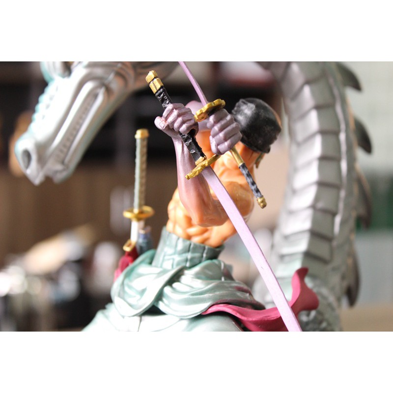 ( Video Review ) Mô hình One Piece Zoro rồng xanh Zoro figure