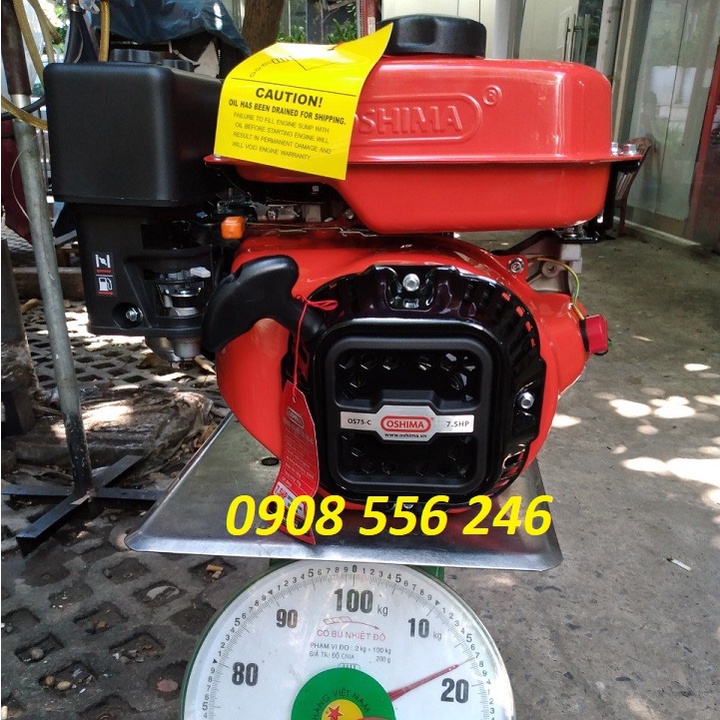 Động cơ chậm tua 7,5hp chuyên dùng chạy ghe Oshima OS75C