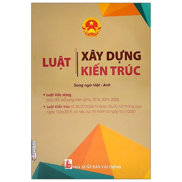 Sách Luật Xây Dựng - Luật Kiến Trúc (Song Ngữ Anh-Việt)