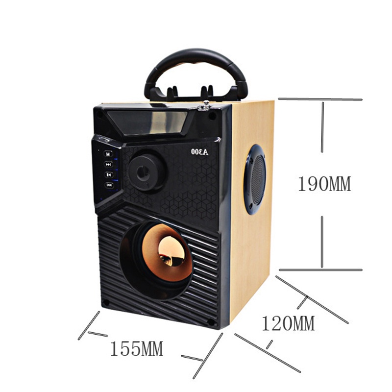 Loa Bluetooth Kèm Micro, Loa Hát Karaoke Kết Nối Điện Thoại, Loa A300 Hozito Cao Cấp Version 2021 + TẶNG MIC HÁT