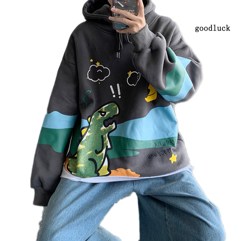 Áo Hoodies Tay Dài Hoạ Tiết Khủng Long Cho Nam Giới | BigBuy360 - bigbuy360.vn