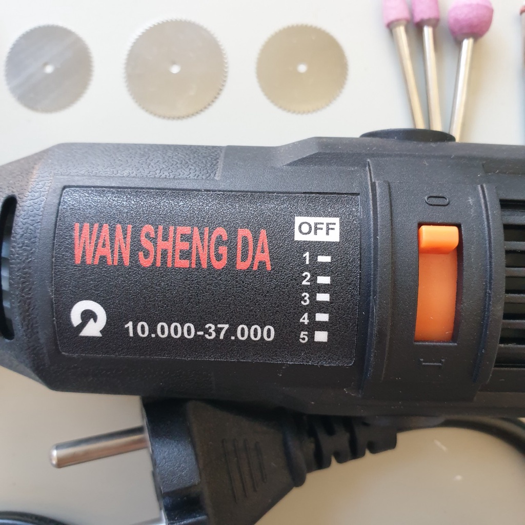 MÁY MÀI MINI CẦM TAY CỰC MẠNH 180W KÈM phụ kiện ĐẦU KHOAN CẮT MÀI VM180 10 đầu bông 20 giáp mài