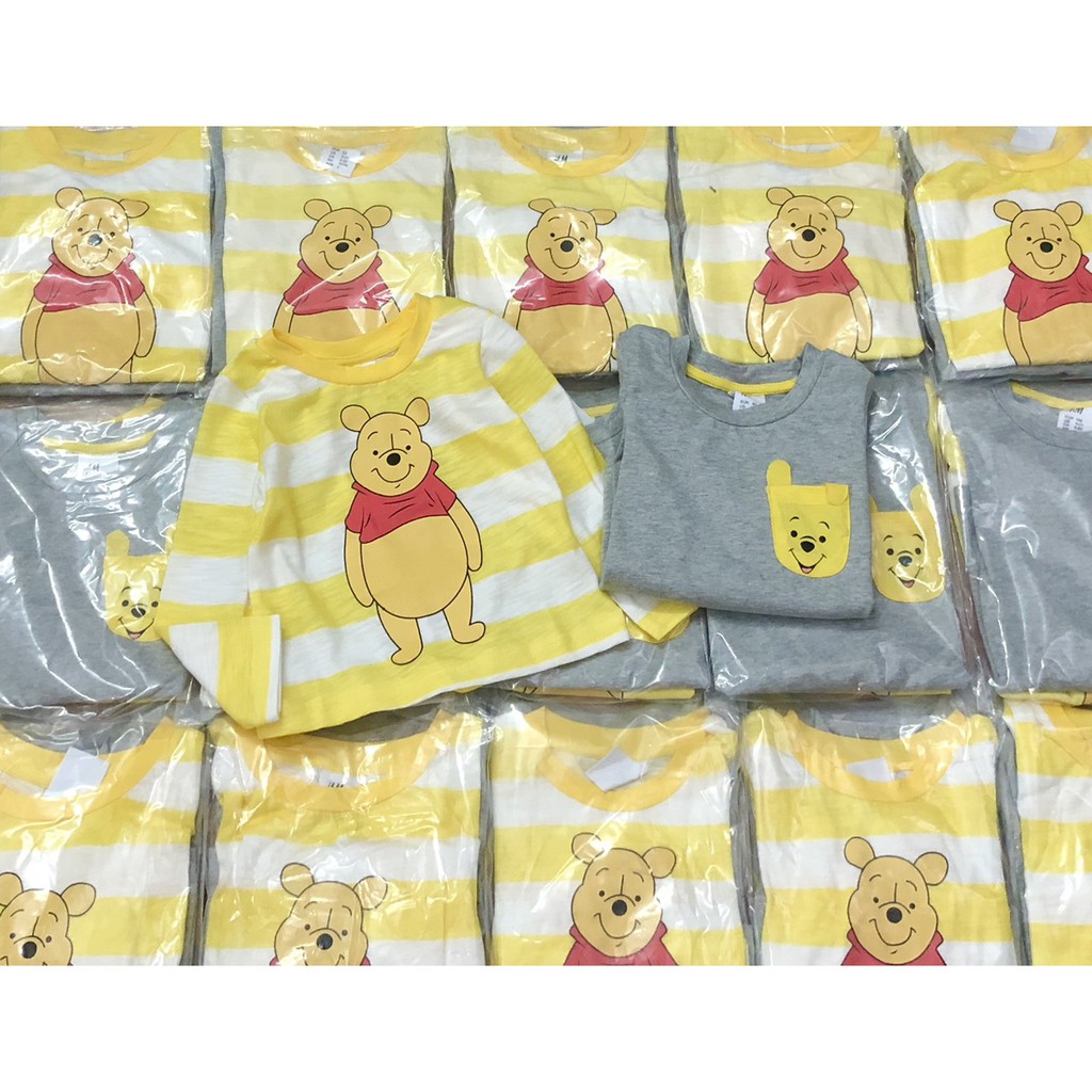SET 2 ÁO THUN GẤU POOH HM