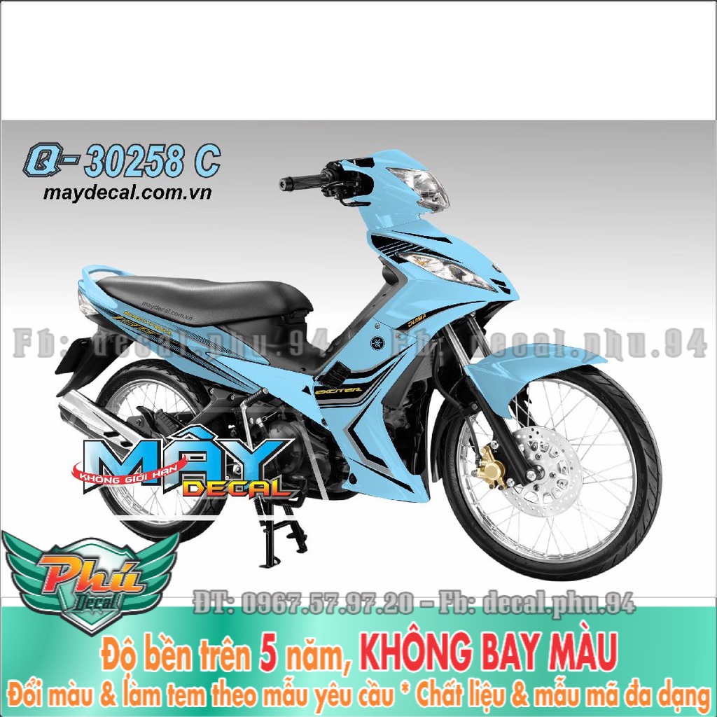Tem Rời Ex 2006-2010 xanh ngọc đen (K) -1