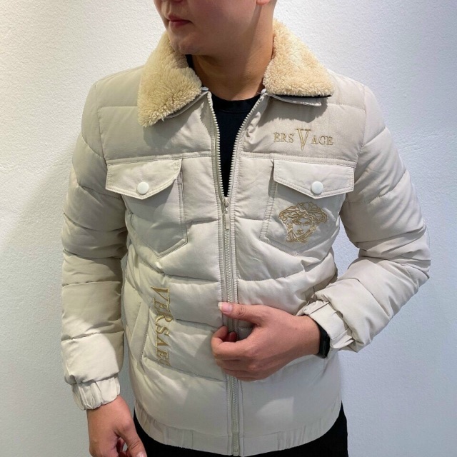 Áo phao Versaec cổ lông