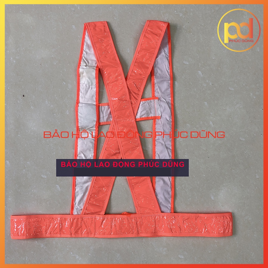 Áo phản quang giá rẻ, dây phản quang khoác ngoài đi phượt miếng dán tiện lợi ôm sát người phát sáng tốt môi trường tối