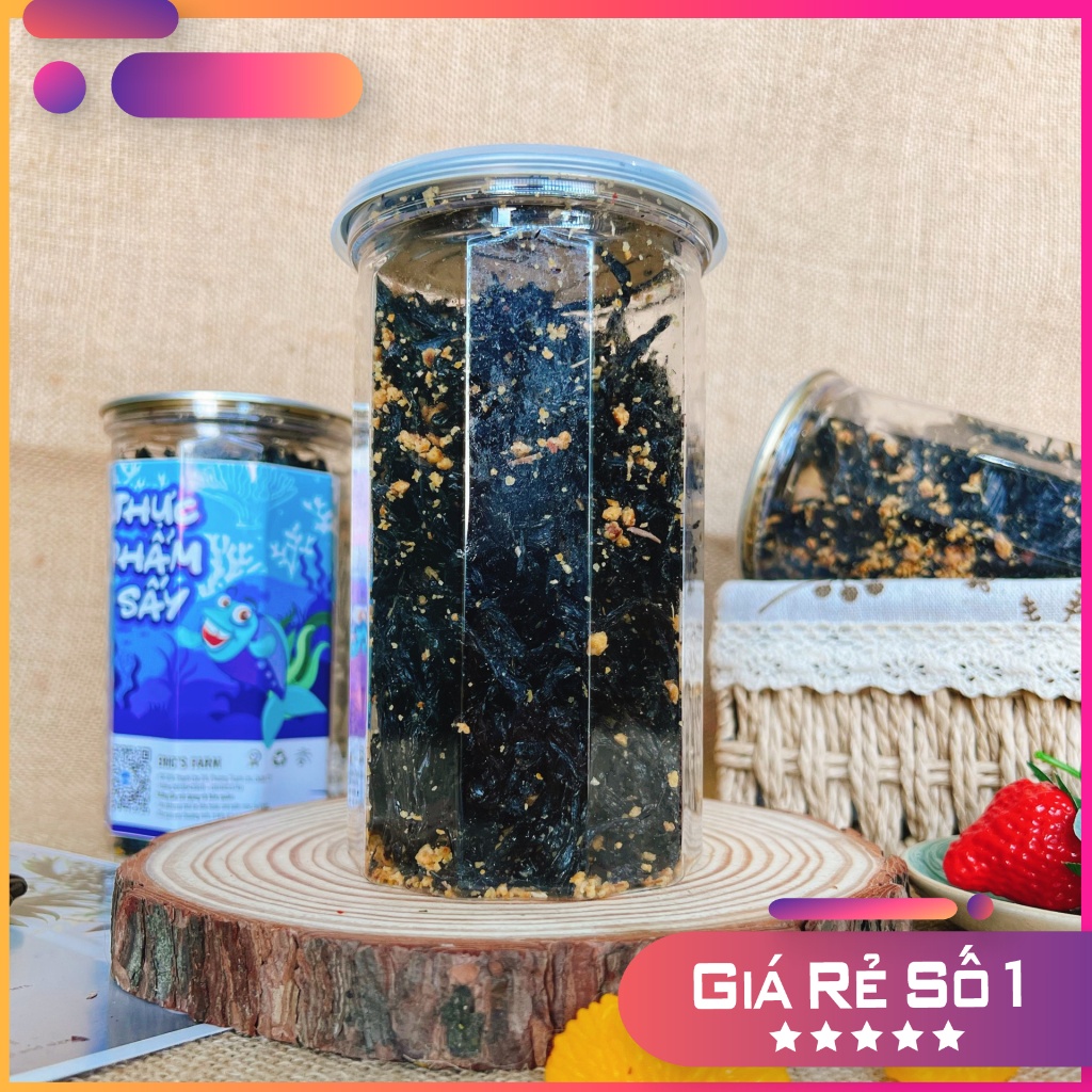 Rong biển cháy tỏi Eric's Food 150g, thơm giòn, sấy khô, ăn liền, ăn vặt ngon giá rẻ