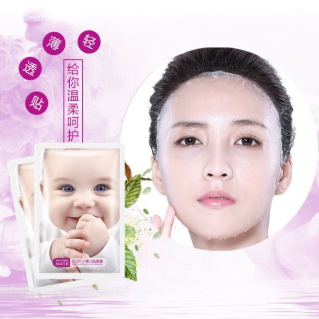 Lẻ 1 miếng mặt nạ Baby skin Bioaqua đủ màu