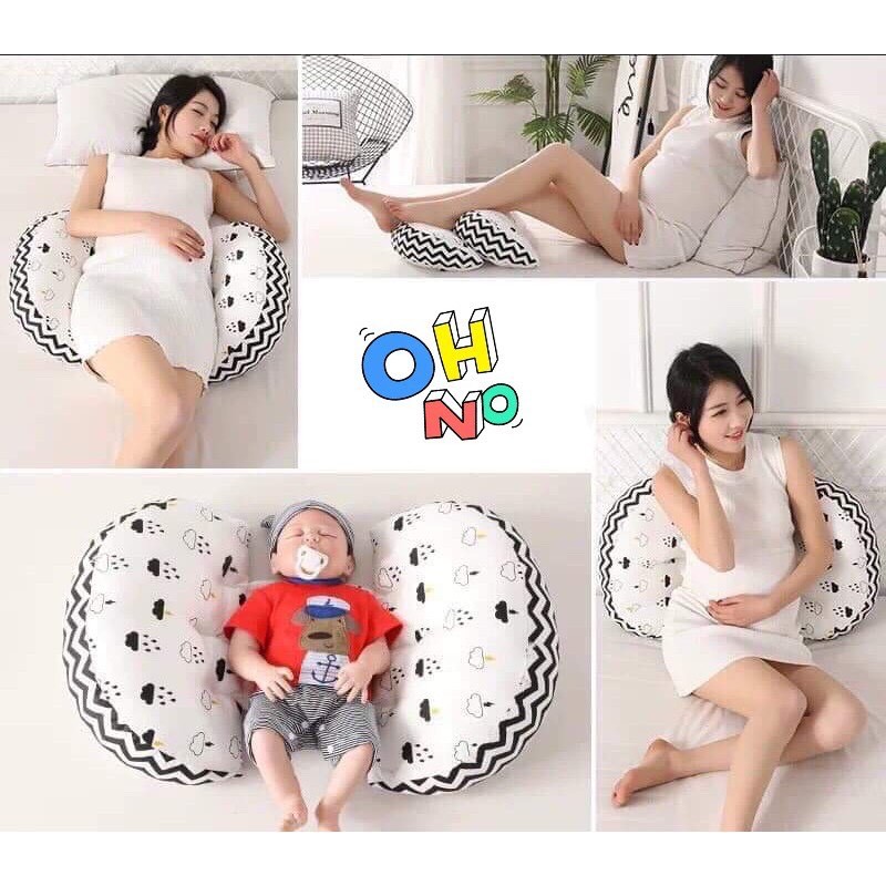 [lOẠI ĐẸP] Gối Chặn, Gối Đa Năng Cho Bà Bầu Đỡ Bụng, Chống Mỏi Lưng