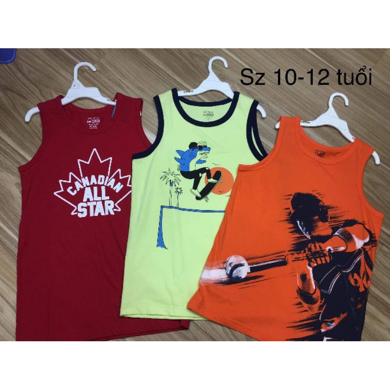 Áo ba lỗ bé trai xuất dư