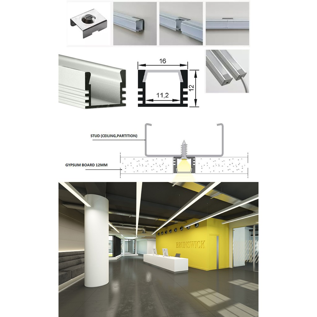 Đèn Led Profile Optima OPT3011FO