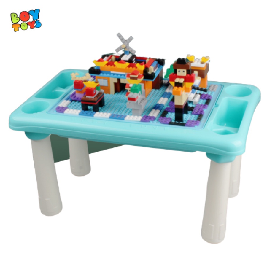 Bàn chơi xếp hình đa năng 300 chi tiết(lego nhỏ) cho bé thỏa sức sáng tạo (Learn Building Blocks)