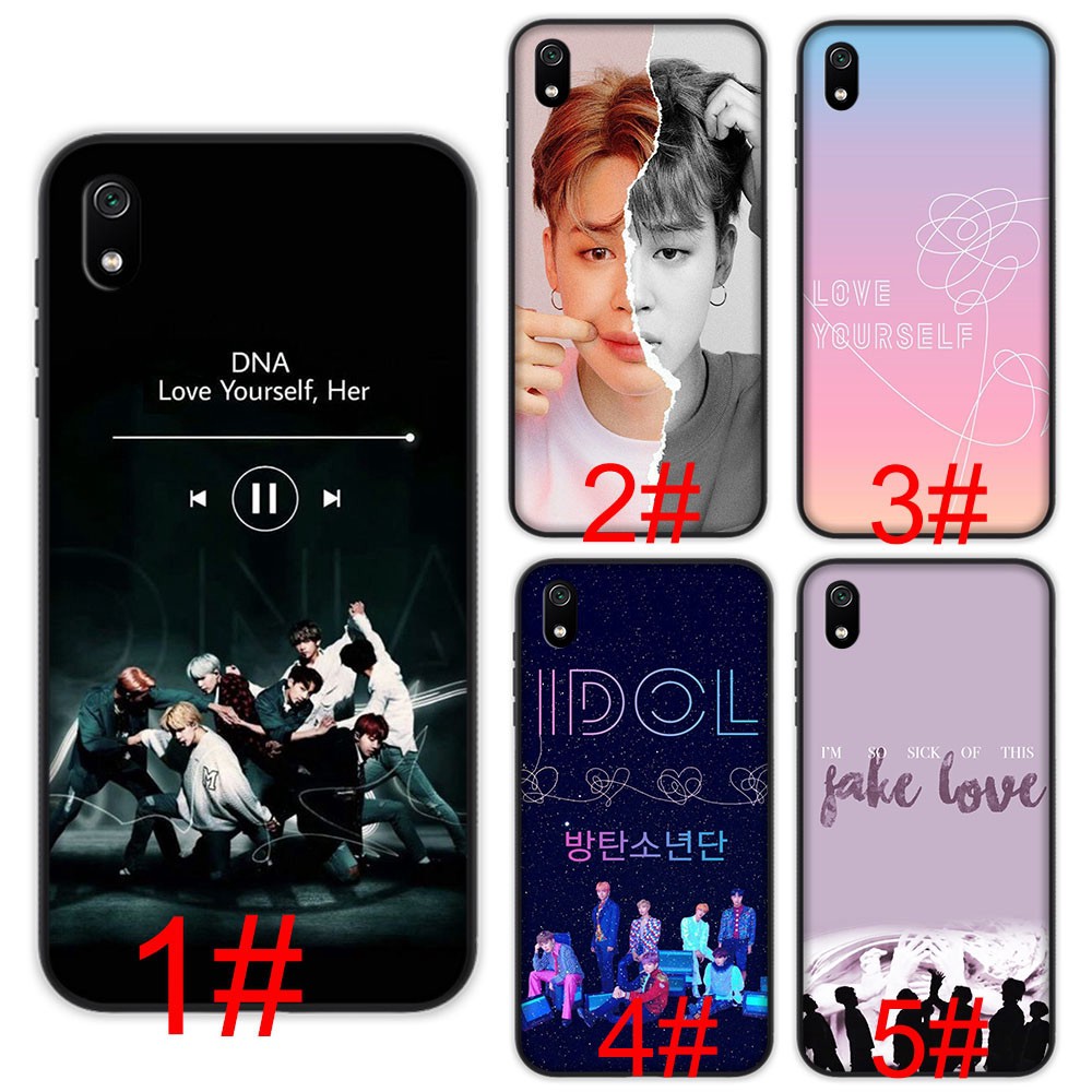 Ốp Lưng Mềm In Hình Nhóm Nhạc Bts Cho Xiaomi Redmi Note 9 / 9s / K30 / 9a / 9c / Pro Max