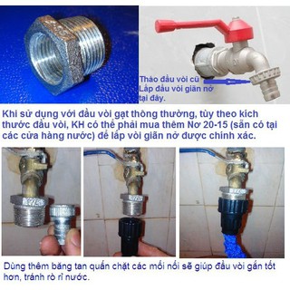 Vòi giãn nở thông minh 30m