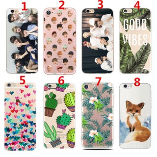 Ốp điện thoại Silicon in hình BTS cho Iphone 5 5S SE 6 6S 7 8 Plus X XS Max