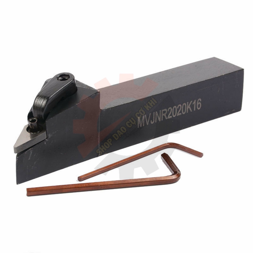 Cán dao chạy ngoài, móc lỗ dùng để lắp mảnh chíp VN16/VNMG16 đầy đủ hướng và kích thước