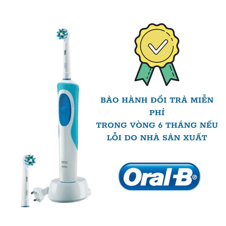 ▦♕Bàn Chải Đánh Răng Điện Oral-B Vitality 2 Đầu Precision Clean