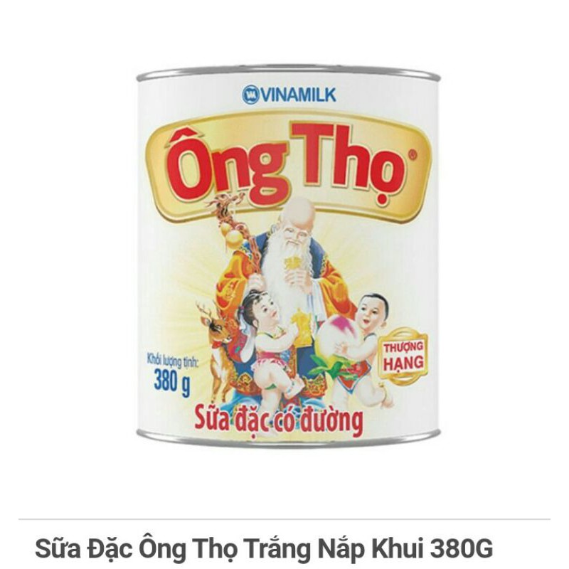 sữa Đặc Ông Thọ xanh lá/ nắp khui/ Trắng Chữ Xanh/đỏ Lon/ hộp giấy 380G