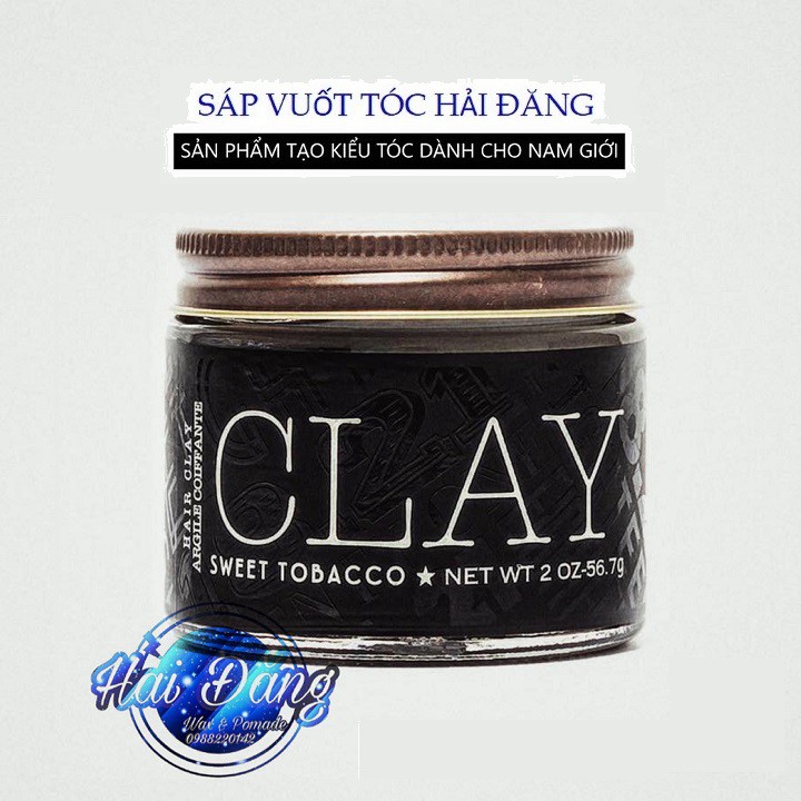 [MADE IN USA] Sáp vuốt tóc 18.21 Man Made CLAY - Chính hãng USA