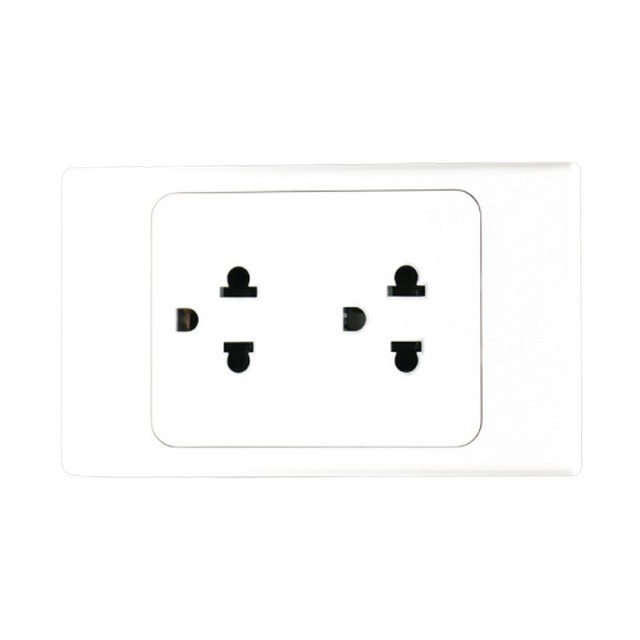 Ổ CẮM ĐÔI 3 CHẤU ĐẾ LIỀN 16A A20 PLUS MPE (A20UES2N)