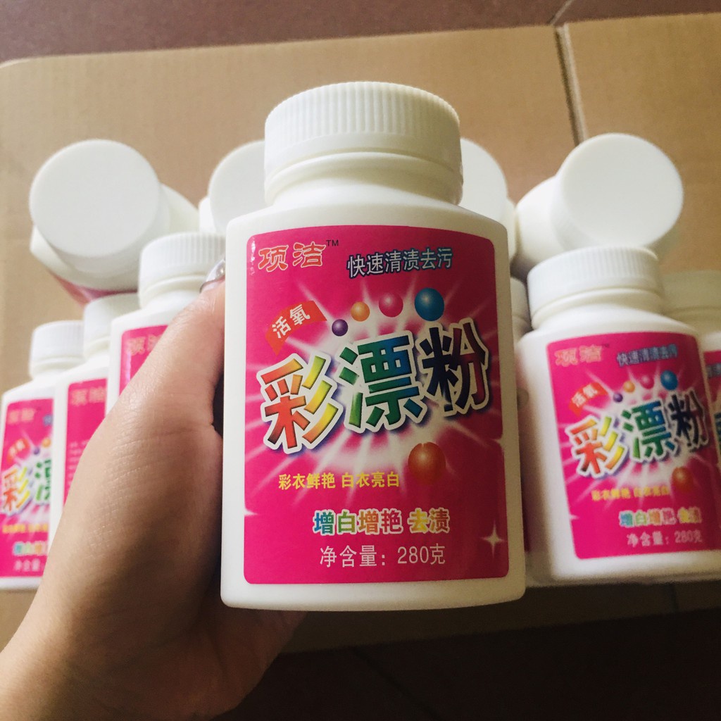 Bột giặt đa năng 2 trong 1 siêu sạch, tẩy trắng quần áo màu bột ,tẩy mốc quần áo thần thánh hàng nội địa trung SL1378