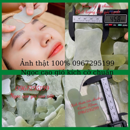 Ngọc cạo gió mặt, massage mặt, spa, dưỡng sinh đông y