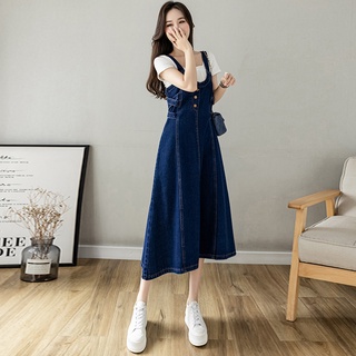 Váy Yếm Denim Phong Cách Retro 54678