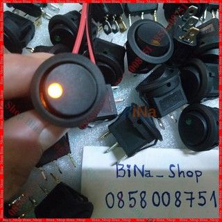 Công tắc bập bênh có LED 12V/20A