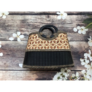 Túi cói đi biển- túi mây tre đan