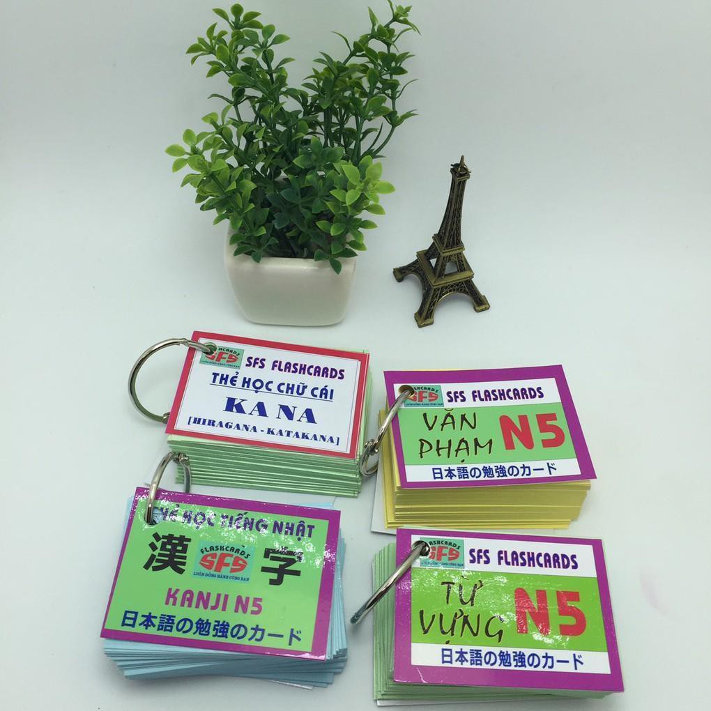 [ ĐỦ BỘ] Bộ thẻ học tiếng nhật N5_khobuon
