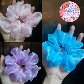 SRUNCHIES - CỘT TÓC VẢI VOAN KÍNH SIÊU XINH