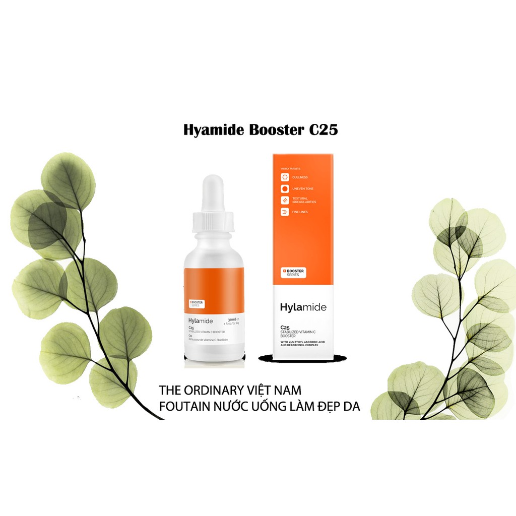 Serum Hylamide Booster C25 làm sáng da, đều màu da