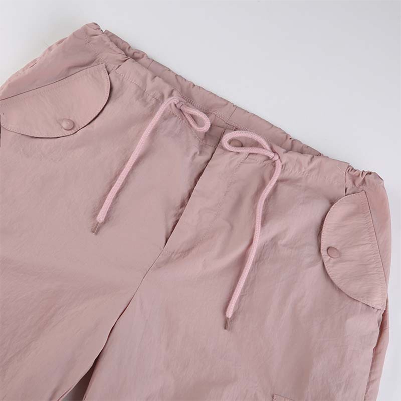 Quần Jogger Túi Hộp Lưng Thấp Cá Tính Cho Nữ