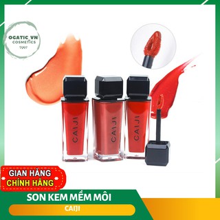 (MẪU 2019) Son kem lì siêu mịn Cai Ji - Dưỡng ẩm mỏng mềm nhẹ môi -SM004