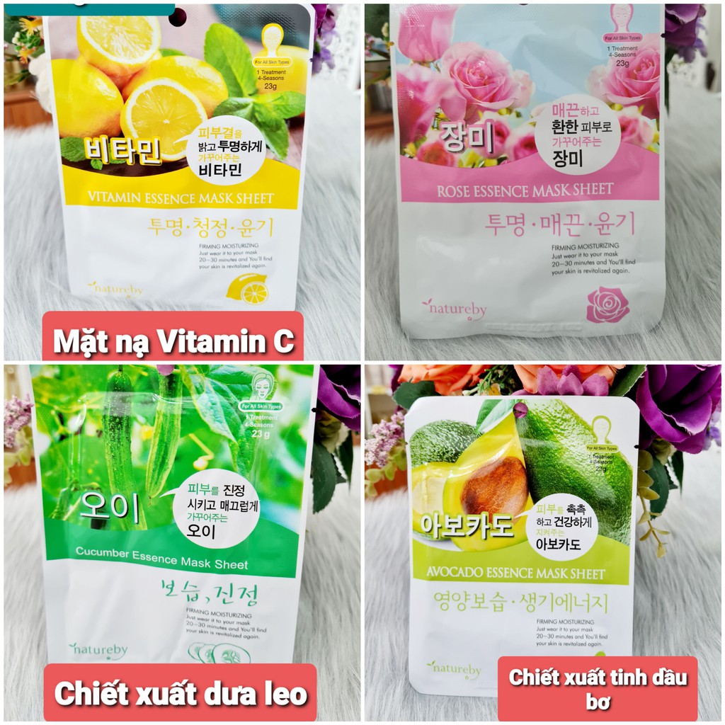 Mặt nạ Natureby các loại