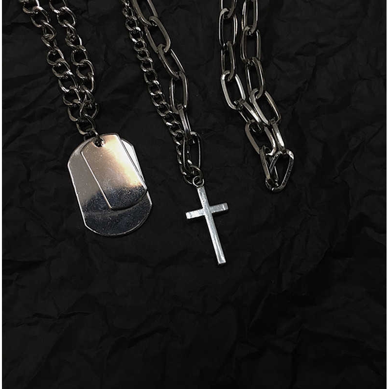 Dây chuyền nhiều lớp phong cách Hàn Quốc cá tính thời trang